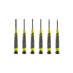 Ryobi - Jeu de 6 tournevis de précision RHSDSPC6