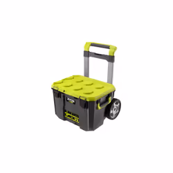 Présentation : La boîte à outils sur roulettes RYOBI Link - capacité 90,7 kg - RSL201 est dotée de roues tout-terrains pour p ...