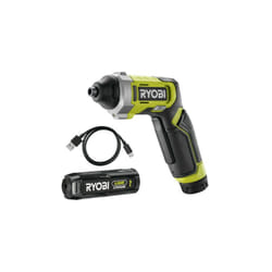 Ryobi - Tournevis 4V usb Lithium - 1 batterie 2,0Ah - coffret 10 embouts - RSD4-120T