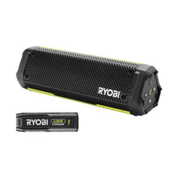 Enceinte Bluetooth - RYOBI - 4V - IP67 - Câble USB-C - 1 batterie 4V 20 Ah USB Lithium