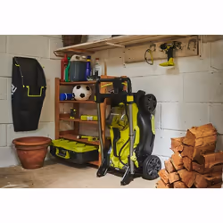 Ryobi RY18LMX40C-150 Tondeuse à gazon poussée Batterie Noir, Métallique, Jaune - Vue supplémentaire 6