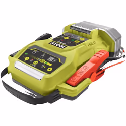 Démarreur Ryobi 18V ONE+™ capable de démarrer les moteurs à essence jusqu'à 6,0 L et les moteurs diesel jusqu'à 5,0 L en moin ...