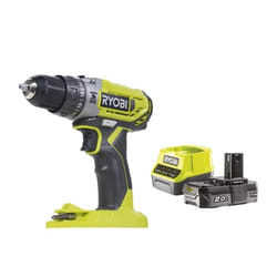Perceuse-visseuse à percussion sans fil RYOBI - 2 vitesses 18V ONE+ 40Nm + batterie 20 Ah et 1 chargeur rapide 20A R18PD2-120B