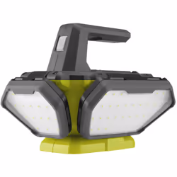 Spot LED innovant à batterie avec éclairage à 360°. L'angle d'éclairage des quatre panneaux individuels peut être plié indivi ...