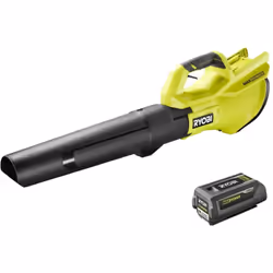 Présentation : Le souffleur Turbo Jet 36V RYOBI - Soufflerie 193 km/h - Batterie 4,0Ah - Chargeur - RY36BLB-140 est un outil ...