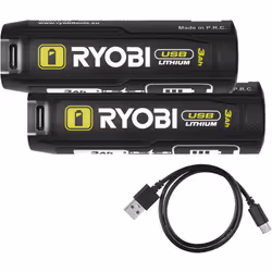 Caractéristiques La puissante batterie USB Lithium™ de 3,0 Ah et la Power Bank permettent à vos outils de fonctionner plus lo ...
