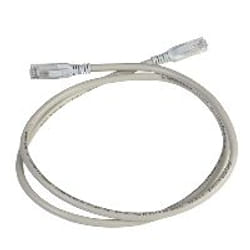 APC DC6PCURJ01GYM câble de réseau Gris 1 m Cat6 U/UTP (UTP)