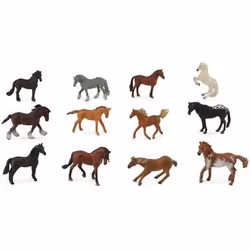 Set de 12 mini-chevaux - Collecta - Couleur: Blanc - Age (A partir de): 3 ans