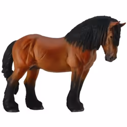 Figurine Cheval Ardenner Hengst Collecta - Marron - Pour Enfant - 167 x 109 cm