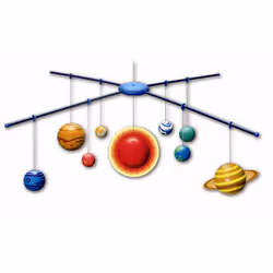 Borella Kit sistema solare rotante in 3D