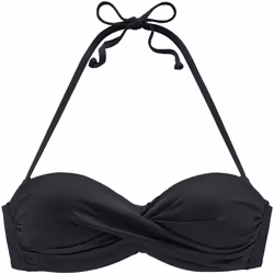 Lascana - Haut maillot de bain bandeau armaturé Simple - LMH191L - Maillots séparables hauts - Noir - 38C