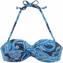 Lascana - Haut maillot de bain bandeau armaturé Boho - NES61LA - Maillots séparables hauts - Imprimé - 38B
