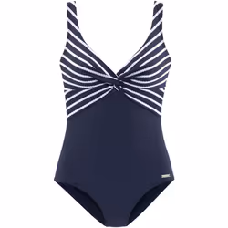 Lascana - Maillot de bain une pièce Cerina - MOK218L - Maillots de bain 1 pièce - Bleu Marine - 44D