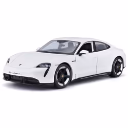BBURAGO Porsche Taycan 1:24, Modèle de voiture de sport, Pré-assemblé, 1:24, Porsche Taycan, Unisexe, Métal, Plastique