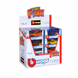 BBURAGO 390619.024, Modèle de voiture de ville, Pré-assemblé, 1:43, unisexe, 3 an(s), Multicolore