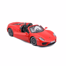 BBURAGO 1/24 PORSCHE 918 SPYDER METAL - Rouge