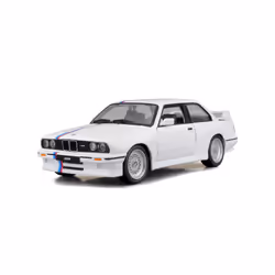 BBURAGO BMW M3 e30, Modèle de voiture de ville, Pré-assemblé, 1:24, BMW M3 e30, Unisexe, Métal, Plastique