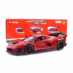 Voiture Miniature de Collection - BBURAGO - FERRARI FXX-K Evo Hybrid - 1/18 - Rouge Métallique - 2018