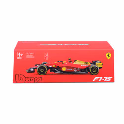 BBURAGO Ferrari F1-75 Modèle de voiture de sport Pré-assemblé 1:24