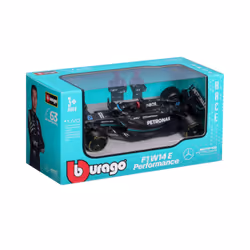 BBURAGO Mercedes AMG F1 #63 (Russel) Modèle de voiture de sport Pré-assemblé 1:43