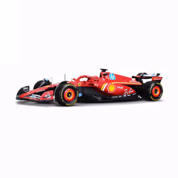 BBURAGO Ferrari SF-24 #55 (Sainz), Modèle de voiture de sport, Pré-assemblé, 1:18, Ferrari F1 SF-24, Unisexe, Métal, Plastiqu ...