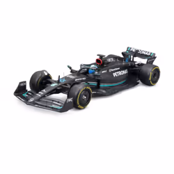 BBURAGO 1/24 RACING - 2023 MERCEDES-AMG F1 W14 E-Performance - avec casque #Russell