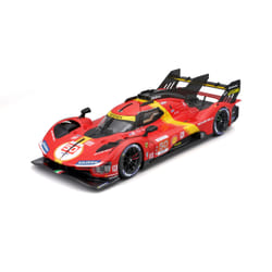 BBURAGO 1/18 FERRARI RACING - 499P LMH 2023 #50 - Rouge
