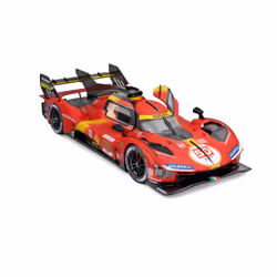 BBURAGO 1/18 FERRARI RACING - 499P LMH 2023 #50 - Rouge