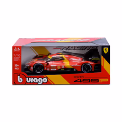 BBURAGO 1/18 FERRARI RACING - 499P LMH 2023 #50 - Rouge