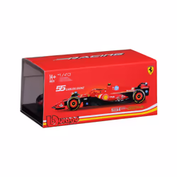 BBURAGO Ferrari SF-24 #55 (Sainz) Modèle de voiture de sport Pré-assemblé 1:43