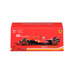 BBURAGO Ferrari SF-24 #55 (Sainz) Modèle de voiture de sport Pré-assemblé 1:43