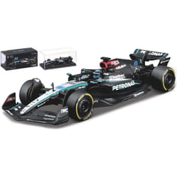 BBURAGO Mercedes Benz AMG F1 W15 1:43 Russell 24 Modèle réduit de vélo de sport Pré-assemblé