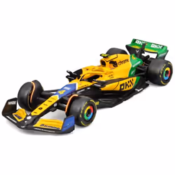 BBURAGO Mclaren Mcl 38, Modèle de voiture de sport, Pré-assemblé, 1:43, McLaren F1 38 1:43 Norris 24 Senna, Unisexe, Métal, P ...