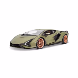 BBURAGO Lamborghini Sian FKP 37, Modèle de voiture de sport, Pré-assemblé, 1:18, Lamborghini Sian FKP 37, Unisexe, Métal, Pla ...