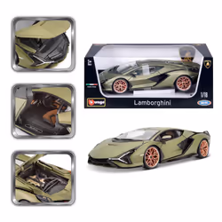 BBURAGO Lamborghini Sian FKP 37 Modèle de voiture de sport Pré-assemblé 1:18