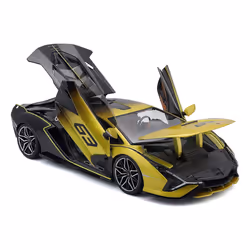 BBURAGO Lamborghini Sian FKP 37 1:18 Modèle de voiture de sport Pré-assemblé