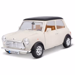 BBURAGO Mini Cooper 1969 1:18, Modèle de voiture de ville, Pré-assemblé, 1:18, Mini Cooper, Unisexe, Métal, Plastique