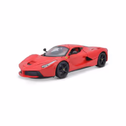 BBURAGO Ferrari LaFerrari, Modèle de voiture de sport, Pré-assemblé, 1:18, Ferrari LaFerrari, Unisexe, Métal, Plastique