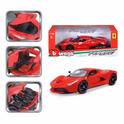 BBURAGO Ferrari LaFerrari Modèle de voiture de sport Pré-assemblé 1:18