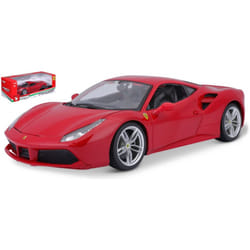 BBURAGO Ferrari 488 Gtb Modèle de voiture de sport Pré-assemblé 1:18
