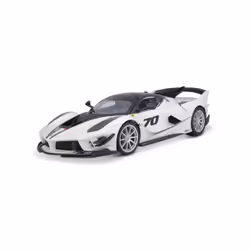 BBURAGO Ferrari FXX-K EVO 1:18 weiss, Modèle de voiture de sport, Pré-assemblé, 1:18, Ferrari FXX-K EVO, Unisexe, Métal, Plas ...