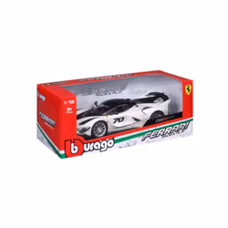 BBURAGO Ferrari FXX-K EVO 1:18 weiss Modèle de voiture de sport Pré-assemblé