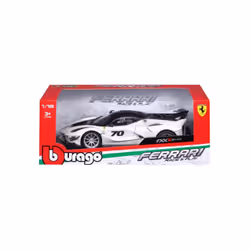 BBURAGO Ferrari FXX-K EVO 1:18 weiss Modèle de voiture de sport Pré-assemblé - Vue supplémentaire 4