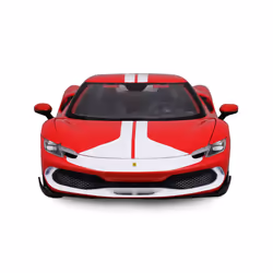 BBURAGO Ferrari 296 GTB Modèle de voiture de sport Pré-assemblé 1:18 - Vue supplémentaire 5