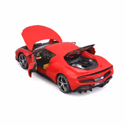 BBURAGO Ferrari 296 GTB 1:18 Modèle de voiture de sport Pré-assemblé