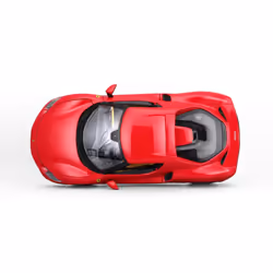 BBURAGO Ferrari 296 GTB 1:18 Modèle de voiture de sport Pré-assemblé - Vue supplémentaire 7
