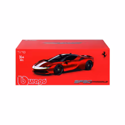BBURAGO Ferrari Signature Modèle de voiture de sport Pré-assemblé 1:18