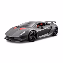 BBURAGO Lamborghini Sesto Elemento, Modèle de voiture de sport, Pré-assemblé, 1:24, Lamborghini Sesto Elemento, Gris, Modèle ...