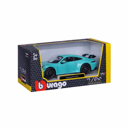 BBURAGO Porsche 911 GT3 1:24 Modèle de voiture de sport Pré-assemblé