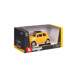 BBURAGO Fiat 500 F 1965 Modèle de voiture classique Pré-assemblé 1:24